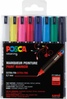 Uni Posca PC-1MR Filctoll készlet - Vegyes színek (8 db / csomag)