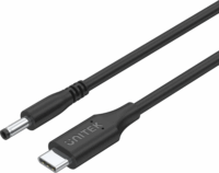 Lenovo C14118BK-1.8M USB Type-C apa - DC 4.0x1.7mm tápkábel Lenovo laptophoz 1.8m - Fekete