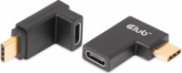 Club3D CAC-1528 USB-C apa - USB-C anya 3.2 Gen 2 Derékszögű adapter (2db)