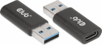 Club3D CAC-1525 USB-A apa - USB-C anya Adapter