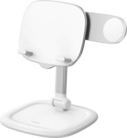 Baseus Seashell Series Univerzális Asztali Mobiltelefon / Tablet Állvány - Fehér