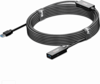 Club3D CAC-1405 USB-A apa - USB-A anya 3.2 Gen 1 Aktív jelismétlőkábel - Fekete (10m)