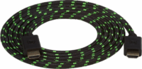Snakebyte HDMI:CABLE PRO HDMI - HDMI 1.4 Kábel 3m - Fekete/Zöld