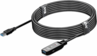 Club3D CAC-1404 USB-A apa - USB-A anya 3.2 Gen 1 Aktív jelismétlőkábel - Fekete (5m)