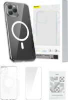 Baseus Magnetic Crystal Clear Apple iPhone 11 Pro Tok - Átlátszó