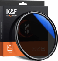 K&F Concept KF01.1430 - 37mm Classic Series Slim MC CPL Szűrő (Kék bevonatú)