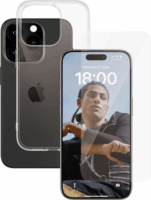 PanzerGlass iPhone 15 Pro Edzett üveg kijelzővédő + Tok