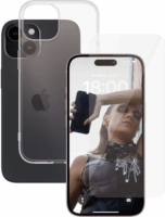 PanzerGlass iPhone 15 Edzett üveg kijelzővédő + Tok