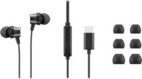 Lenovo USB-C Vezetékes Headset - Fekete