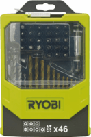 Ryobi RAK46MIX bitkészlet és Fúrószár (46 db / csomag)
