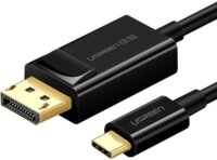 Ugreen 50994 USB Type-C - Displayport Kábel 1.5m - Fekete