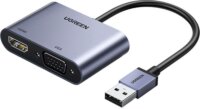Ugreen 20518 USB Type-A apa - VGA/HDMI anya Adapter