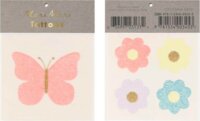 Meri Meri: Pillangók és virágok tetováló készlet