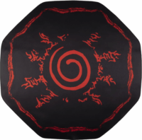 Konix Naruto Symbol Gaming Szőnyeg 1000x1000mm - Fekete/Piros