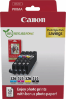 Canon CLI-526 Eredeti Tintapatron Multipack + Fotópapír