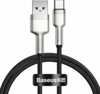 Baseus Cafule Series USB Type-C apa - Lightning apa Adat és töltő kábel - Fekete (1m)
