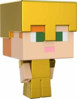 Minecraft mini figura - Alex aranypáncélban