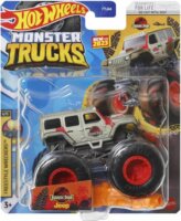 Mattel Hot Wheels : Monster Trucks Jurassic Park Jeep kisautó - Ezüst