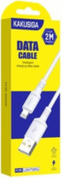 Kakusiga KSC-421 USB-A apa / Lightning apa iPhone töltőkábel - Fehér (2m)