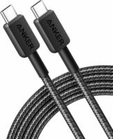 Anker 322 USB-C apa - USB-C apa Adat és töltő kábel - Fekete (0.9m)
