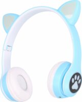 Extralink Kids Wireless Fejhallgató cicafülekkel - Kék