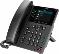 HP Poly VVX 350 Business VoIP Telefon - Fekete