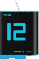 Telesin GP-BTR-901-D GoPro Hero 12 / 11 / 10 / 9 Akkumulátor - 1750mAh