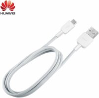 Huawei C02450768A USB-A apa - Micro USB apa Adat és töltő kábel - Fehér (1m)