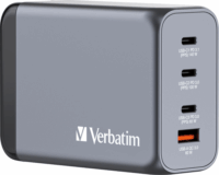 Verbatim 32205 GaN 3x USB-C / USB-A Hálózati töltő - Szürke (240W)