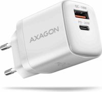 Axagon ACU-PQ20W 2x USB-A / USB-C Hálózati töltő - Fehér (20W)