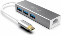 Cian Technology USB-C - 3XUSB-A/RJ45 INCA Adapter