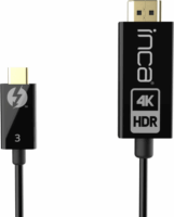 cian technology HDMI 2.0 apa - USB-C apa Kábel 1,8m - Fekete