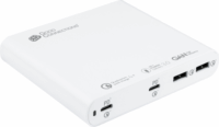 Alcasa PCA-D001W 2x USB Type-C / 2x USB Type-A Hálózati töltő - Fehér (120W)