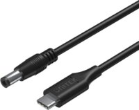 Unitek C14116BK USB-C apa - 5.5 x 2.5mm DC Tohsiba / Asus apa Töltő kábel - Fekete (1.8m)