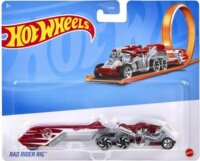 Mattel Hot Wheels Track Stars Rad Rider Rig autó - Piros/Ezüst
