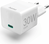 Hama 201998 GaN USB-C Hálózati töltő - Fehér (30W)