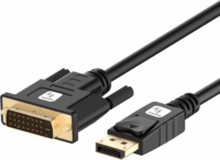 Techly ICOC DSP-C12-020P DisplayPort 1.2 - DVI-D Kábel 2m - Fekete
