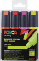 Posca UNI PC-8K Filctoll - Neon színek (4 darab/csomag)