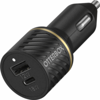 OtterBox 78-52545 USB Type-C / USB Type-A Autós töltő - Fekete (30W)