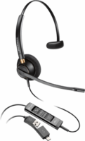 HP Poly EP515 Microsoft Teams (USB Type-A / USB Type-C) Vezetékes Mono Headset - Fekete