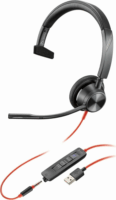 HP Poly BlackWire BW3315-M Vezetékes Mono Headset - Fekete
