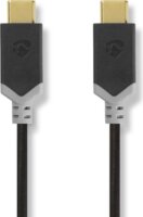 Nedis CCBW64700AT10 USB Type-C apa - USB Type-C apa 3.2 Adat és töltő kábel - Fekete (1m)
