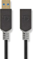 Nedis CCBW61010AT20 USB Type-A apa - USB Type-A anya Hosszabbító kábel - Fekete (2m)