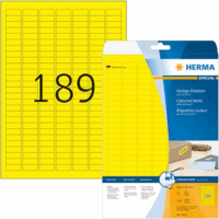 Herma 25,4x10 mm Címke tintasugaras és lézer nyomtatóhoz (3780 címke / csomag)