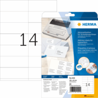 Herma 105x42 mm Címke Írógépekhez és kézi címkézéshez (280 címke / csomag)
