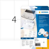 Herma 105x42 mm Címke Írógépekhez és kézi címkézéshez (80 címke / csomag)