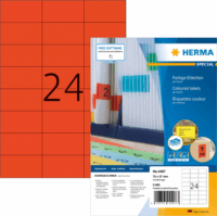 Herma 70x37 mm Címke tintasugaras és lézer nyomtatóhoz (2400 címke / csomag)