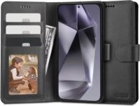 Tech-Protect Wallet Galaxy S24 Ultra Flip Tok - Fekete