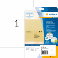 Herma 210x297 mm Címke lézer nyomtatóhoz (25 címke / csomag)
