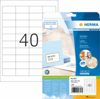 Herma 48,5x25,4 mm Címke tintasugaras és lézer nyomtatóhoz (1000 címke / csomag)